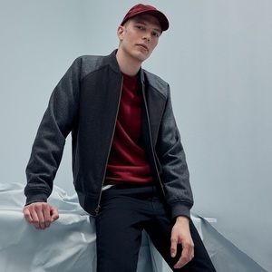 Ludlow varsity jacket in Italian wool (J.Crew)